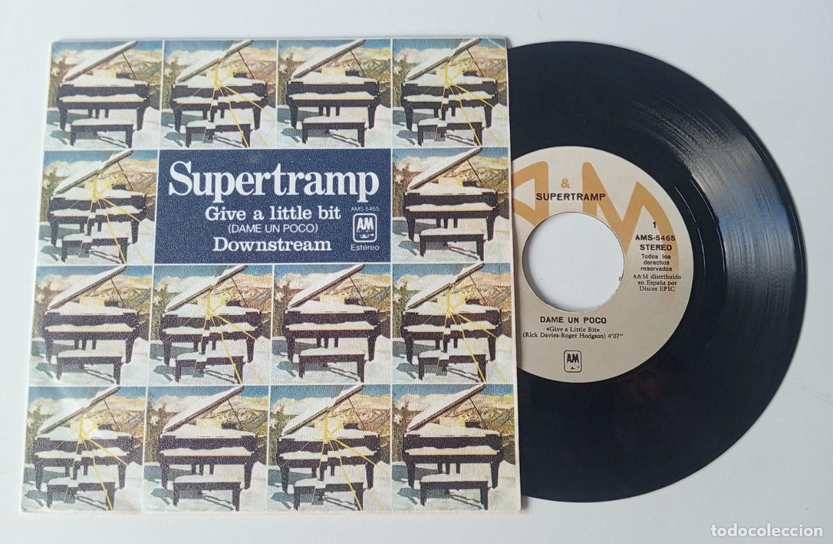 Discos de vinilo: SINGLE SUPERTRAMP - GIVE A LITTLE BIT - Foto 1