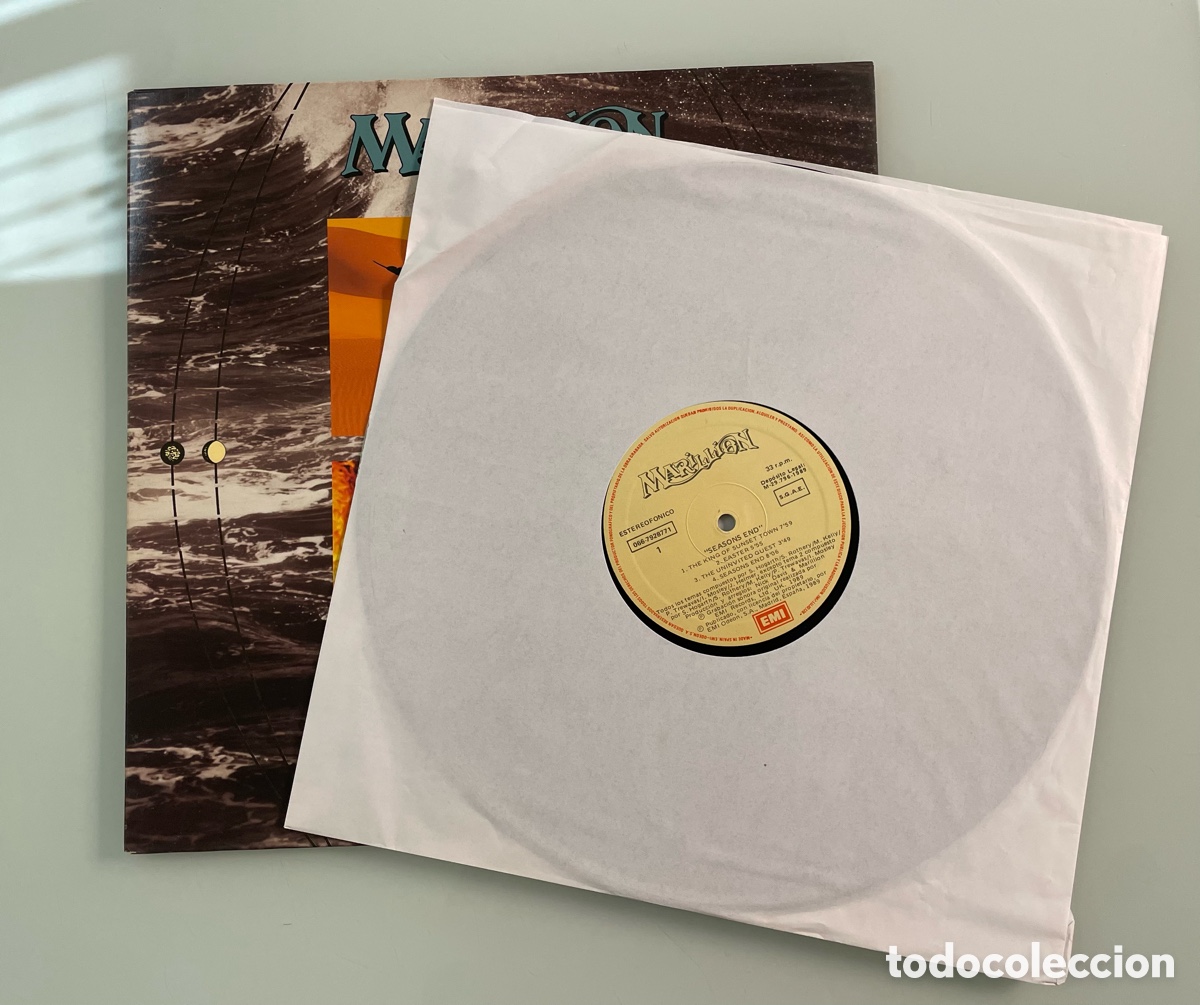 Discos de vinilo: Disco de vinilo. Marillion. Seasons End. Emi 1989 - Foto 4