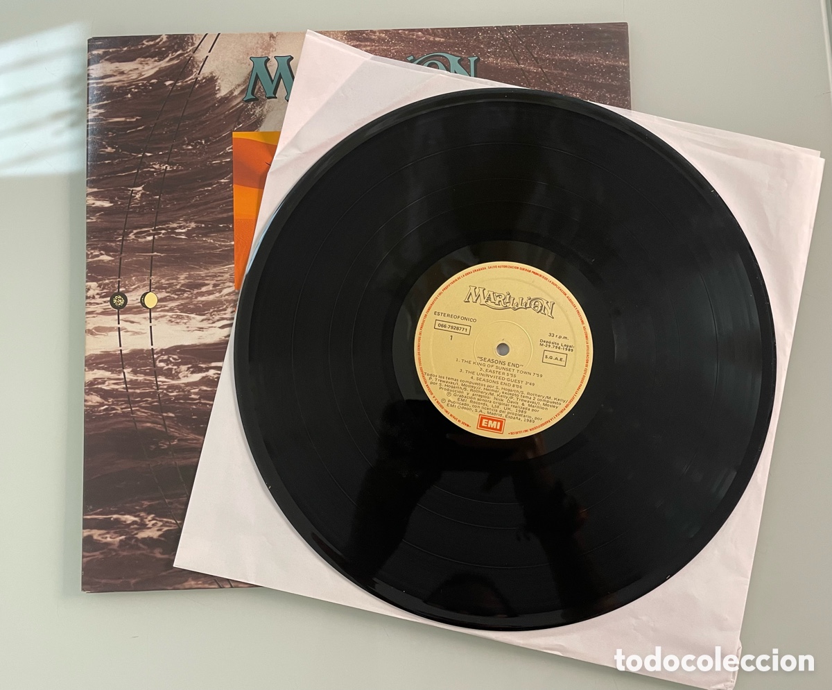 Discos de vinilo: Disco de vinilo. Marillion. Seasons End. Emi 1989 - Foto 5