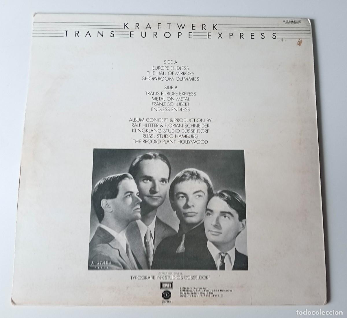 Discos de vinilo: LP KRAFTWERK - TRANS EUROPE EXPRESS - Foto 3