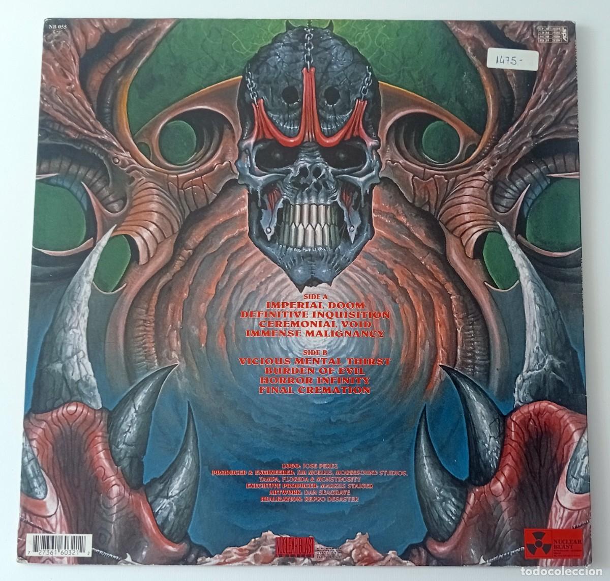 Discos de vinilo: LP MONSTROSITY - IMPERIAL DOOM - Foto 2