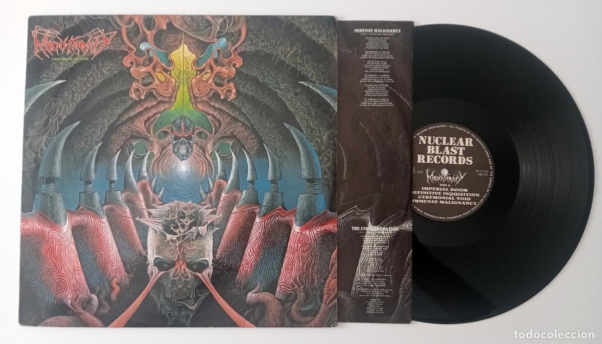 Discos de vinilo: LP MONSTROSITY - IMPERIAL DOOM - Foto 3