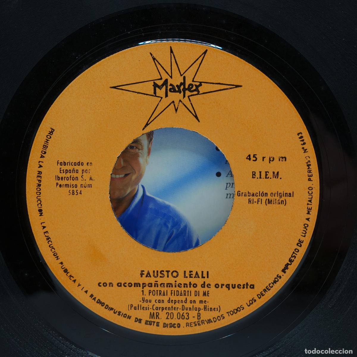 Discos de vinilo: FAUSTO LEALI - ANGELITOS NEGROS - Foto 4