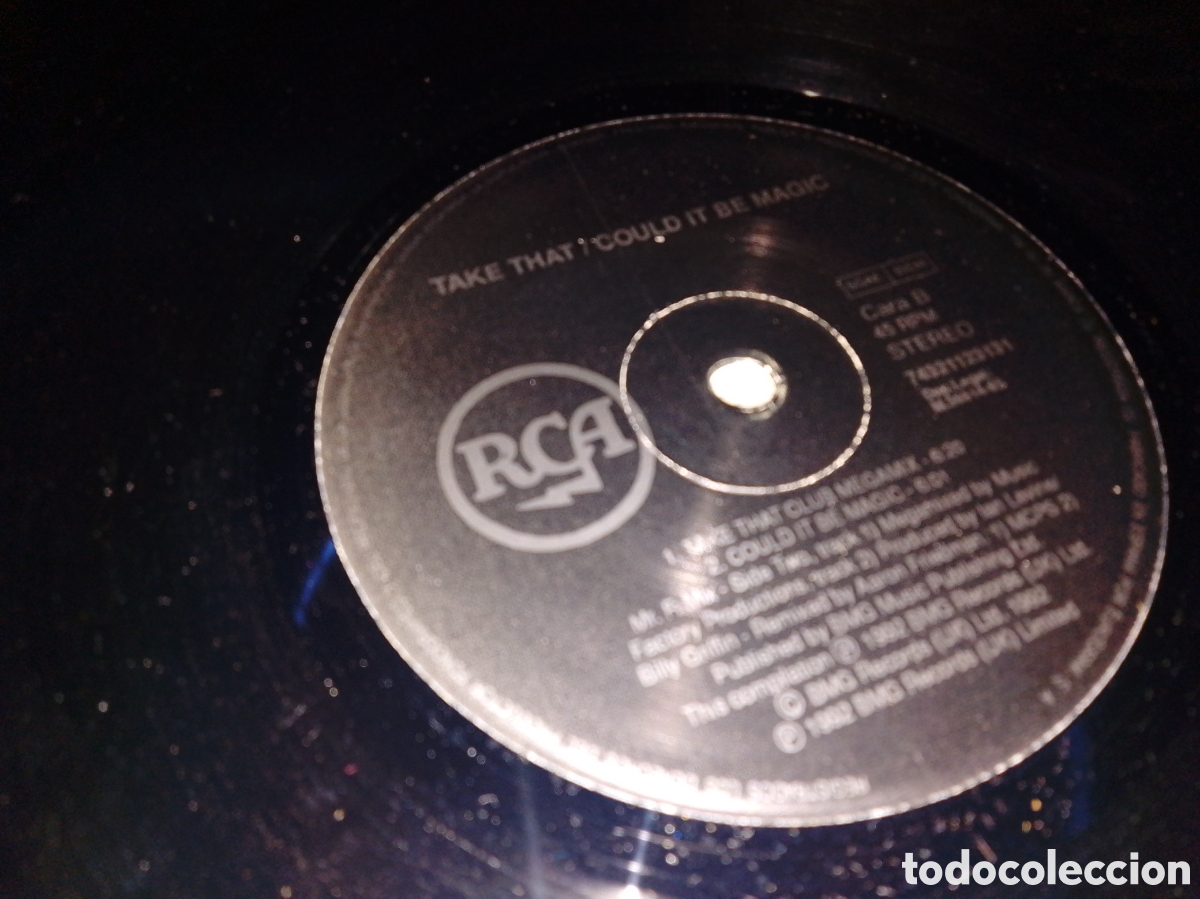 Discos de vinilo: TAKE THAT - COULD IT BE MAGIC - MAXI - SPAIN - RCA - PLS 839 - L - - Foto 2