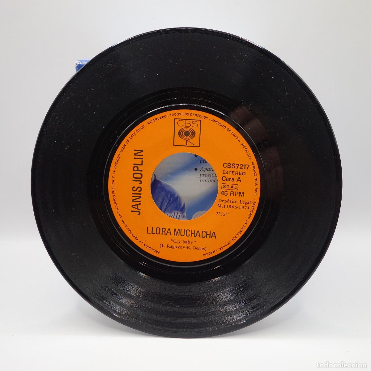 Discos de vinilo: JANIS JOPLIN - LLORA MUCHACHA - Foto 5