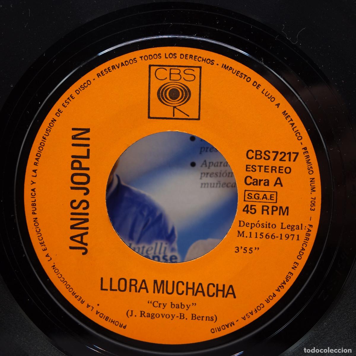 Discos de vinilo: JANIS JOPLIN - LLORA MUCHACHA - Foto 6