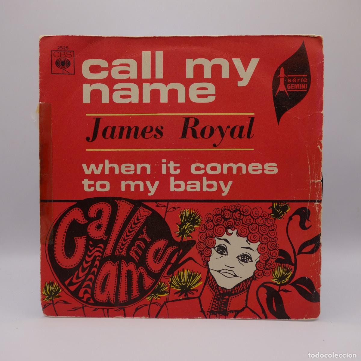 Discos de vinilo: JAMES ROYAL - CALL MY NAME - Foto 1
