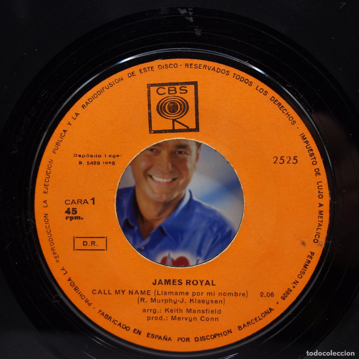 Discos de vinilo: JAMES ROYAL - CALL MY NAME - Foto 8