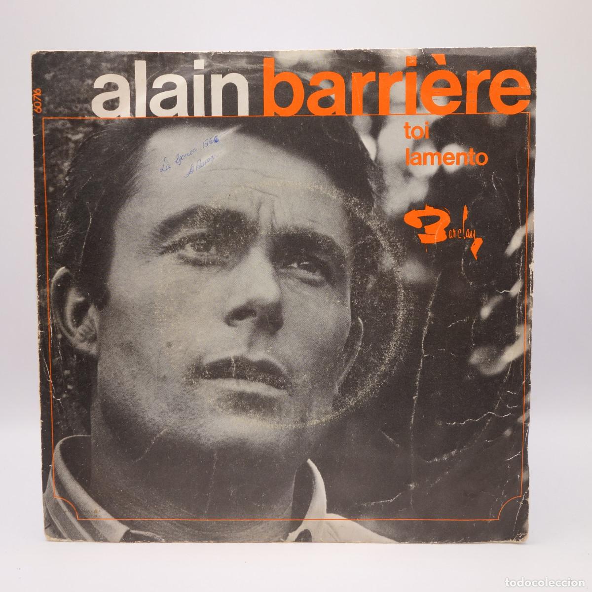 Discos de vinilo: ALAIN BARRIERE - TOI - Foto 1