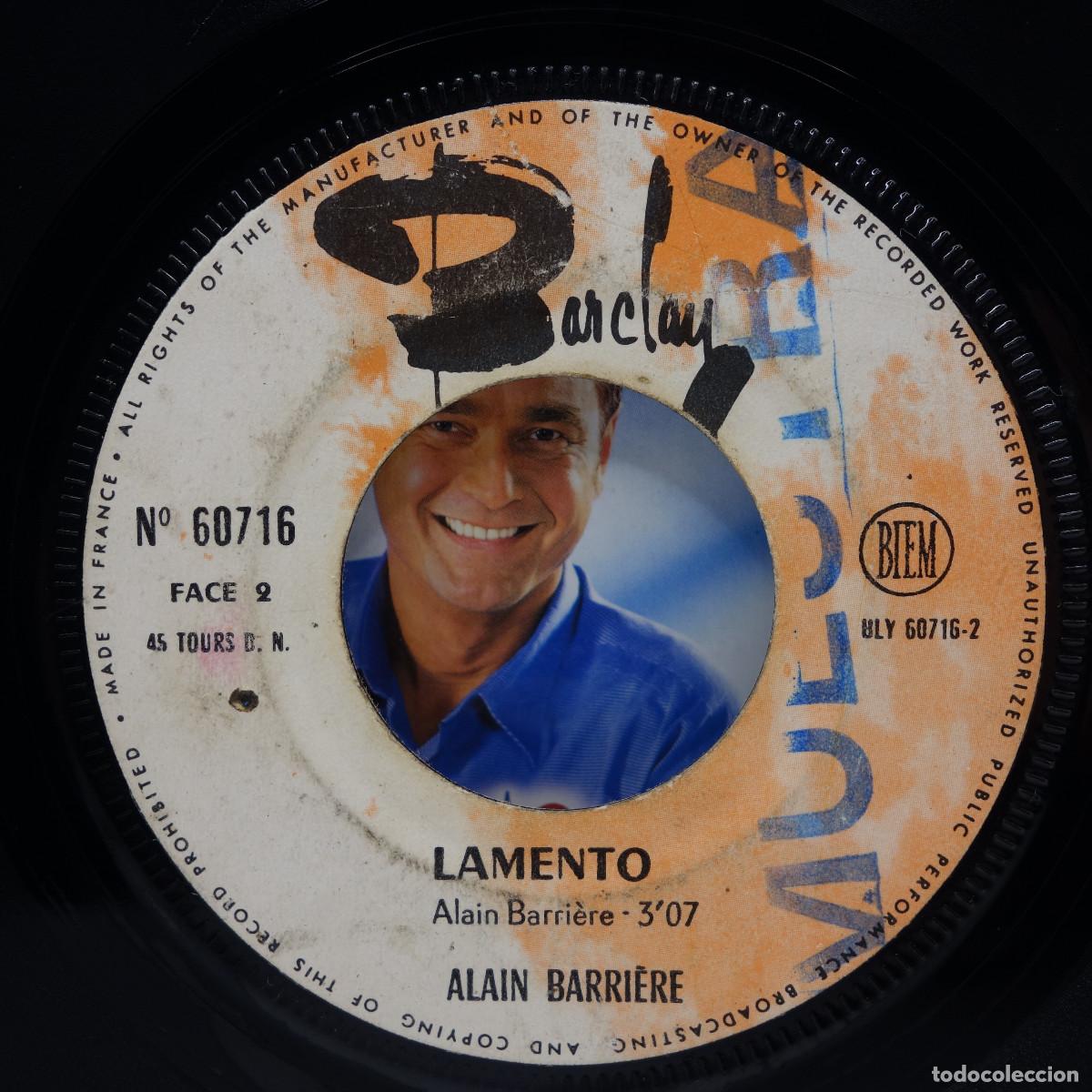 Discos de vinilo: ALAIN BARRIERE - TOI - Foto 7