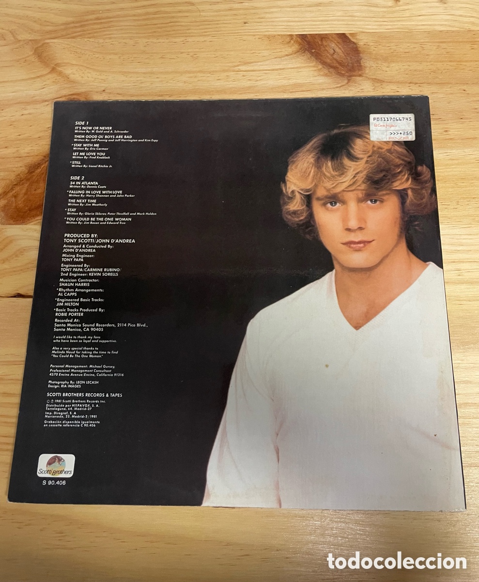 Discos de vinilo: Disco de vinilo. John Schneider. Scotti Brothers 1982 - Foto 3