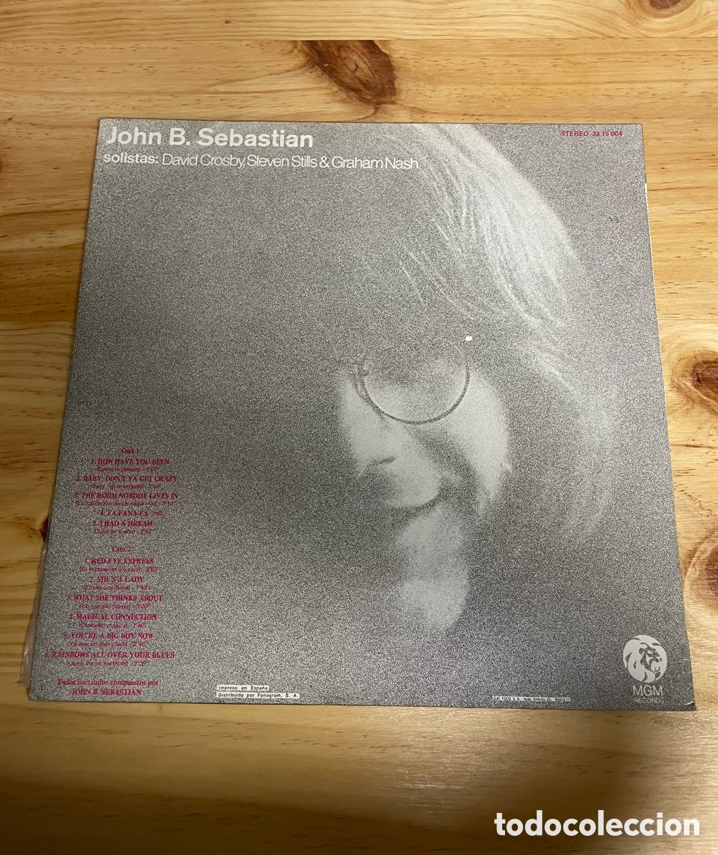 Discos de vinilo: Disco de vinilo. John B. Sebastian. MGM 1970 - Foto 3