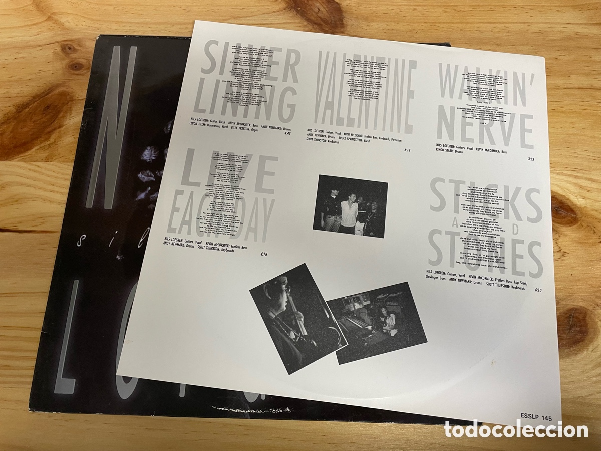 Discos de vinilo: Disco de vinilo. Nils Lofgren. Silver lining. Essential - Foto 2