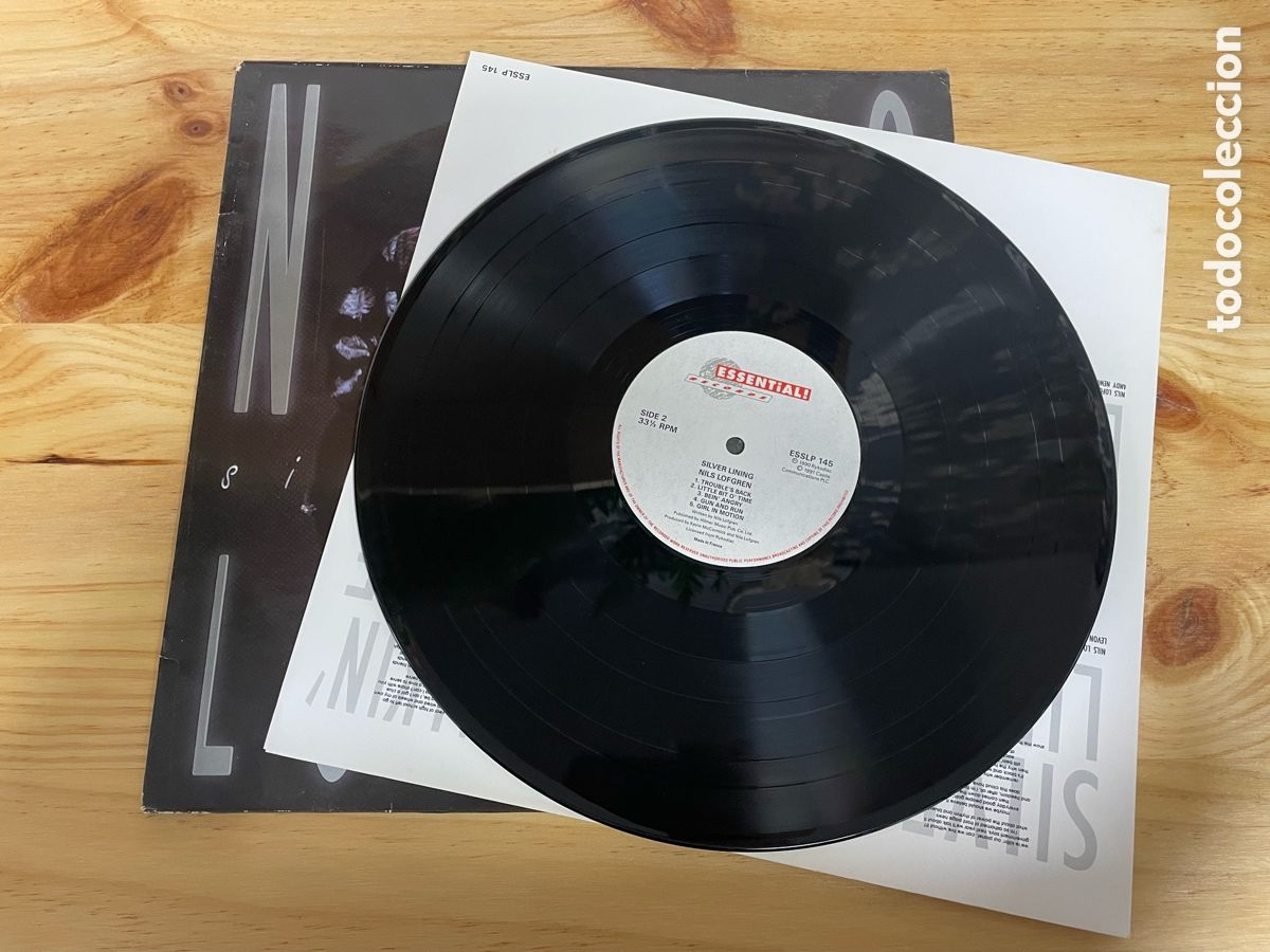 Discos de vinilo: Disco de vinilo. Nils Lofgren. Silver lining. Essential - Foto 3