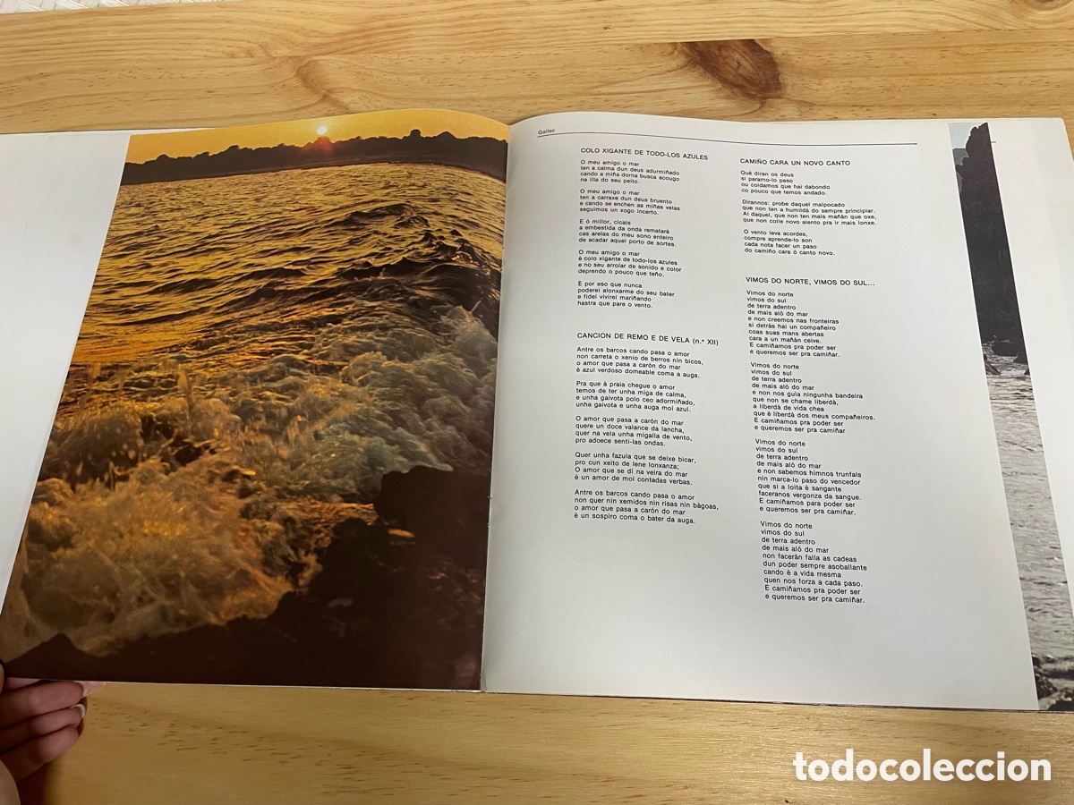 Discos de vinilo: Disco de vinilo. Lluis Llach: El Meu Amic El Mar. Ariola 1978 - Foto 5