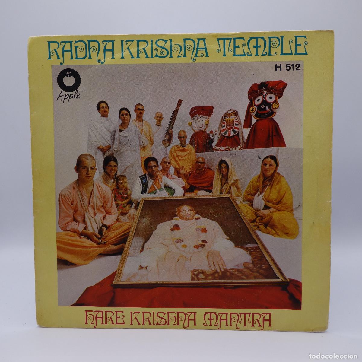Discos de vinilo: RADNA KRISHNA TEMPLE - HARE KRISHNA MANTRA - Foto 1