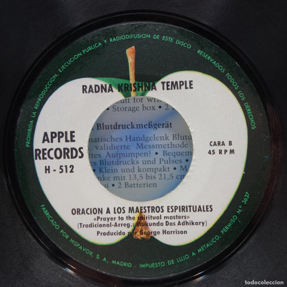 Discos de vinilo: RADNA KRISHNA TEMPLE - HARE KRISHNA MANTRA - Foto 4