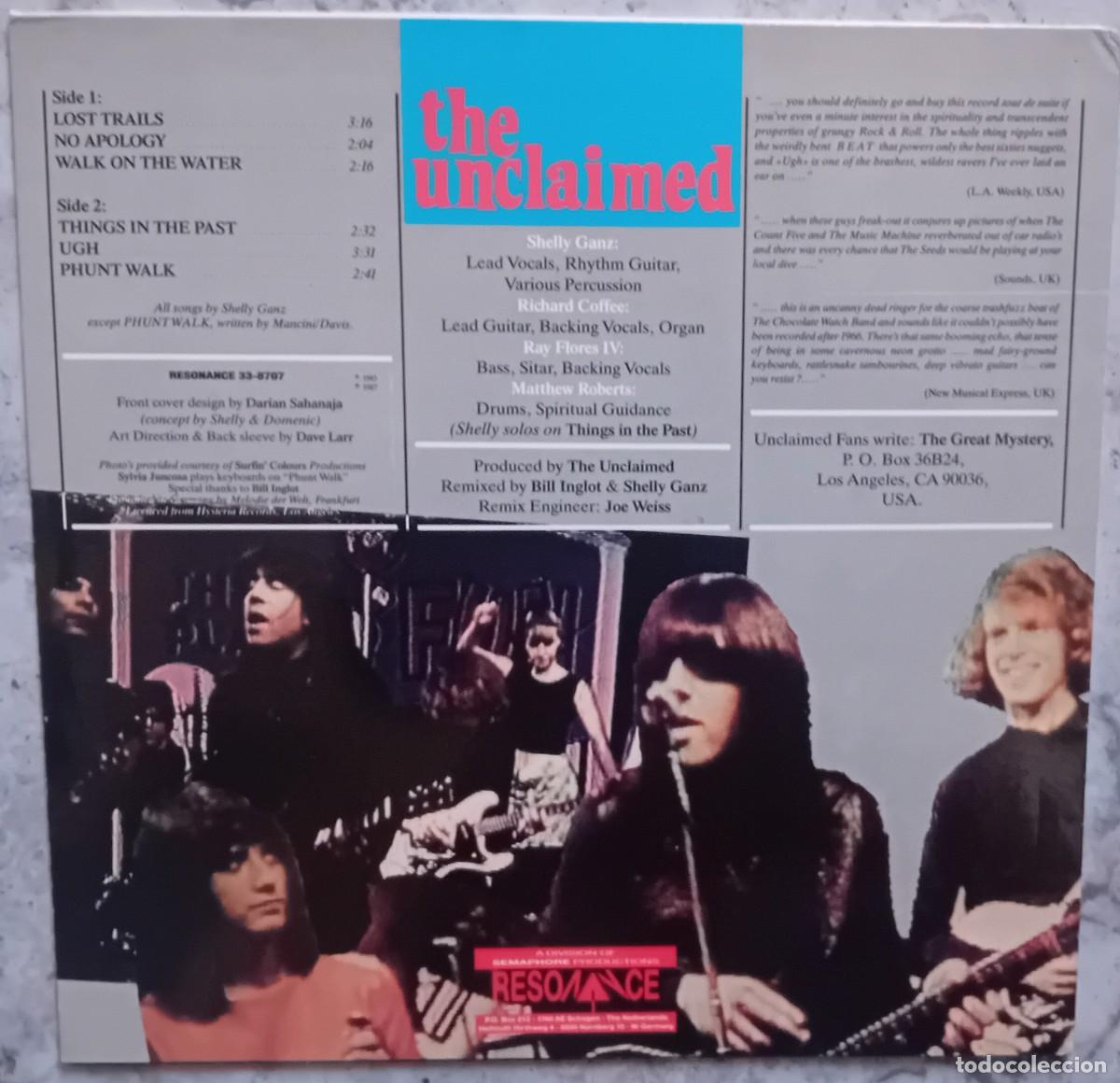 Discos de vinilo: THE UNCLAIMED. MINI LP. 1987. - Foto 2
