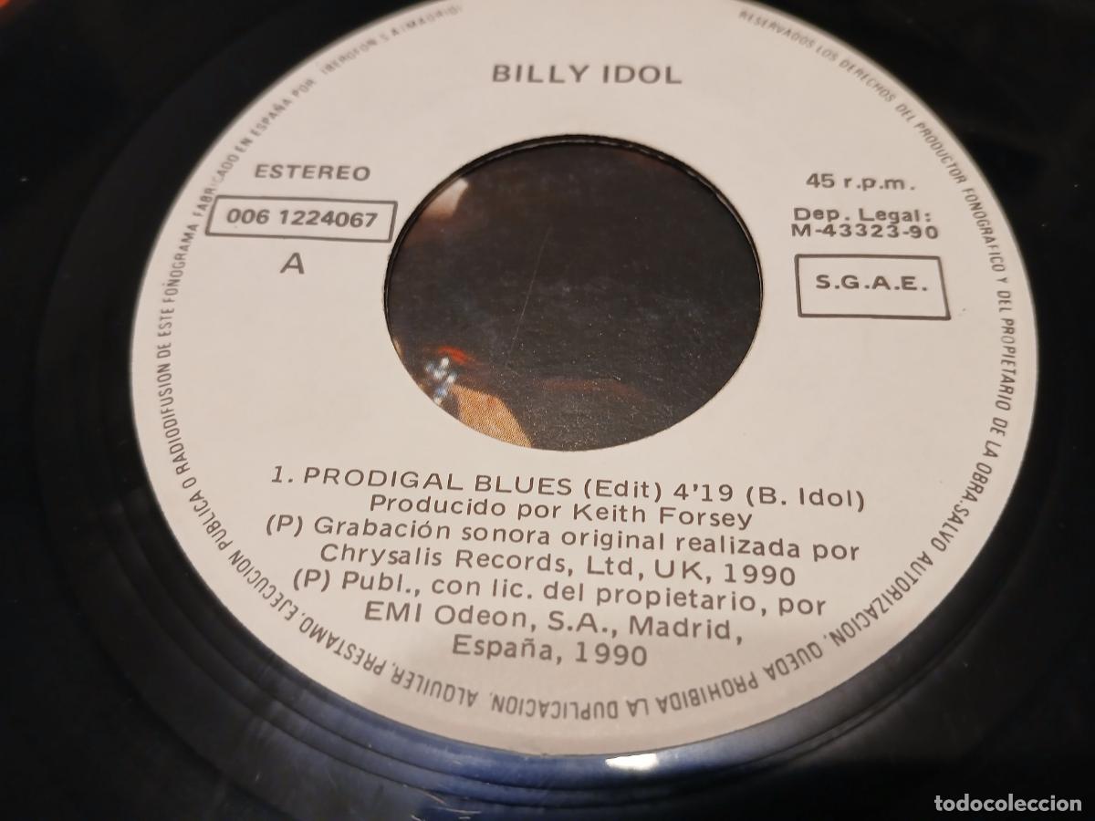 Discos de vinilo: Billy Idol &ndash; Prodigal Blues- (1990) single 7&rdquo; - Foto 2