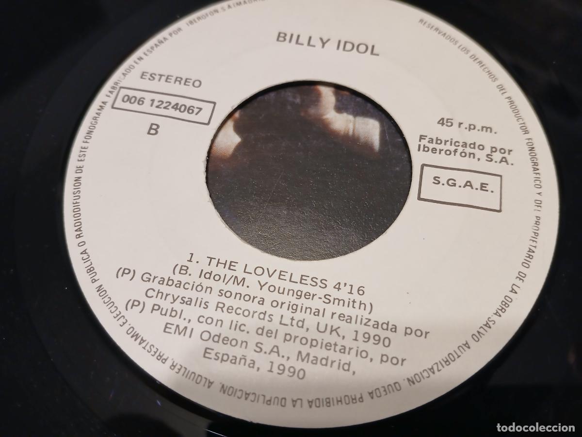 Discos de vinilo: Billy Idol &ndash; Prodigal Blues- (1990) single 7&rdquo; - Foto 3