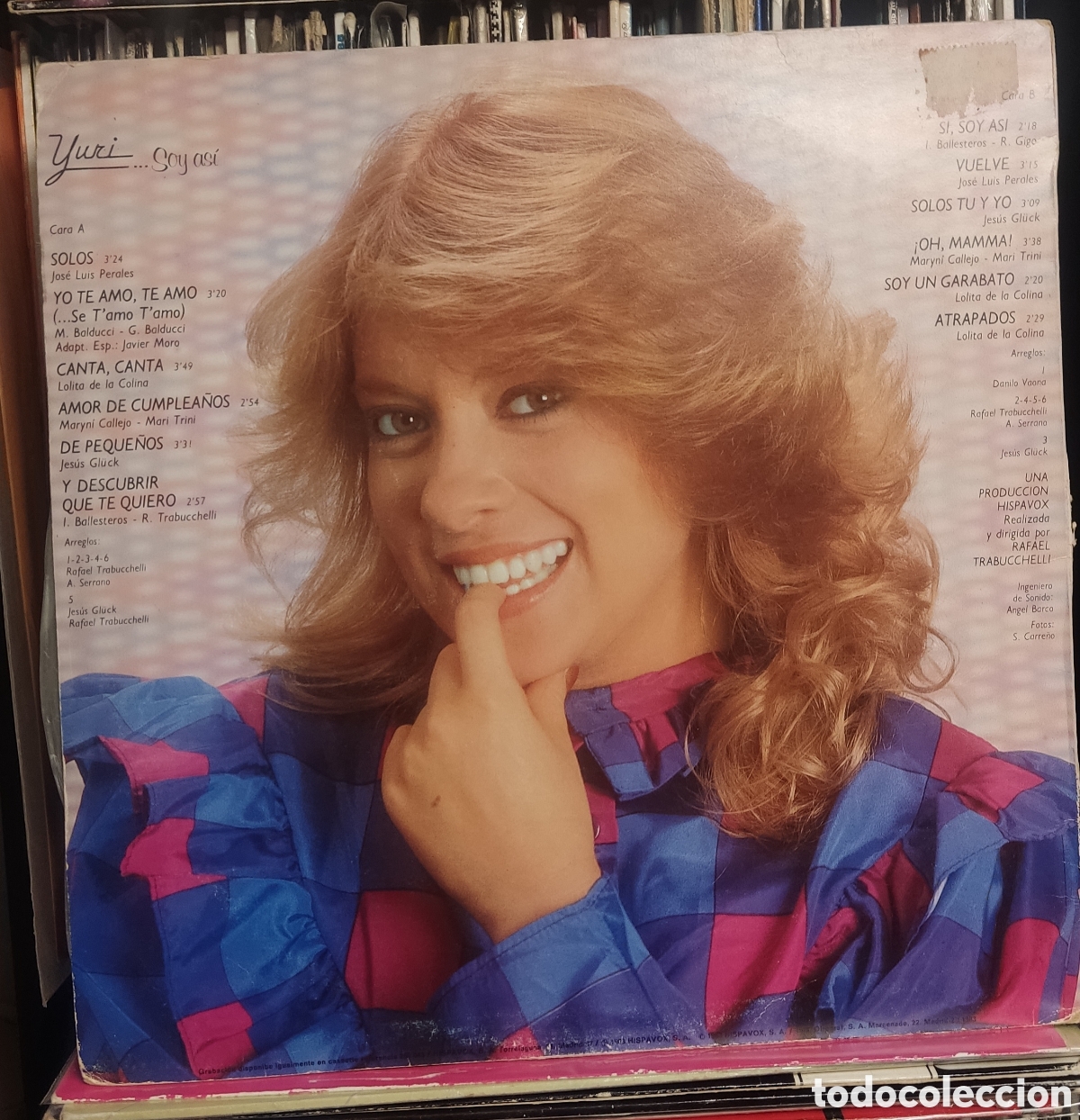Discos de vinilo: Yuri. Soy asi Lp Espa&ntilde;a - Foto 2