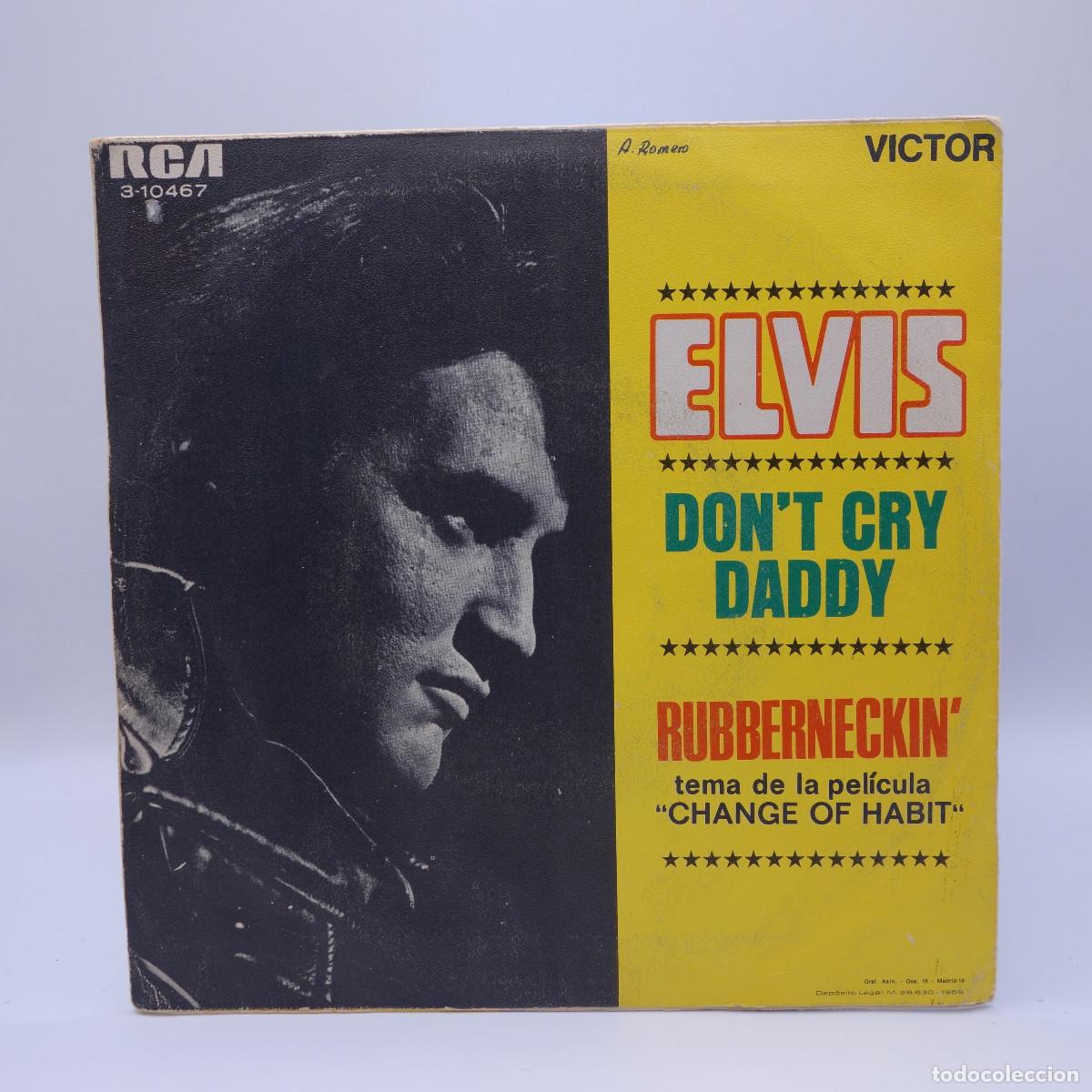 Discos de vinilo: ELVIS PRESLEY - DONT CRY DADDY - Foto 2