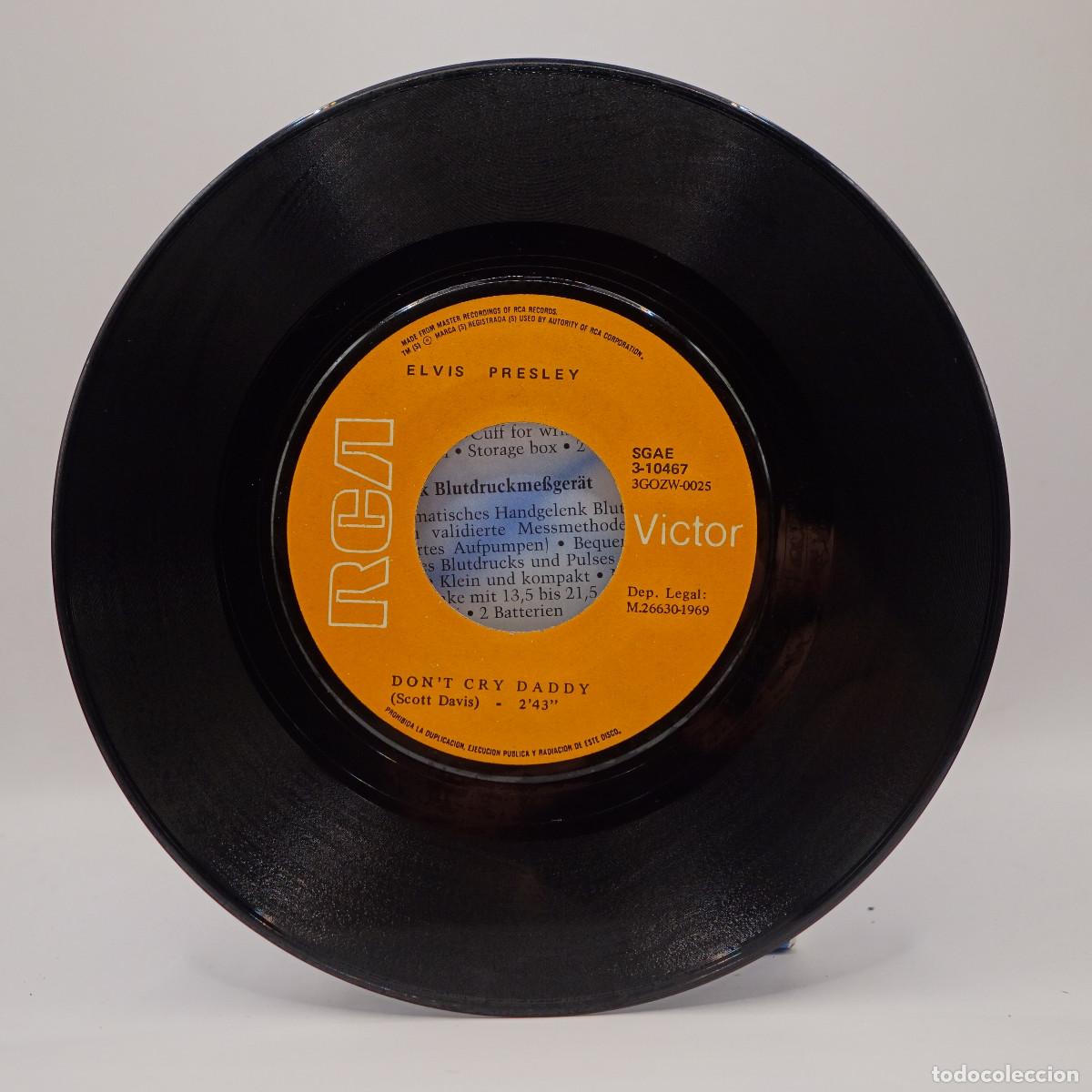 Discos de vinilo: ELVIS PRESLEY - DONT CRY DADDY - Foto 3