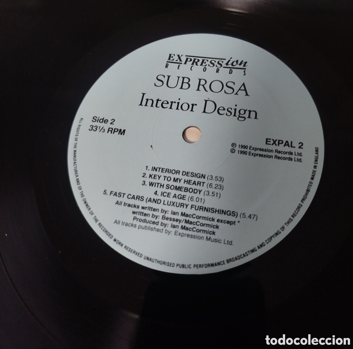 Discos de vinilo: Sub Rosa - Interior Design - Foto 3