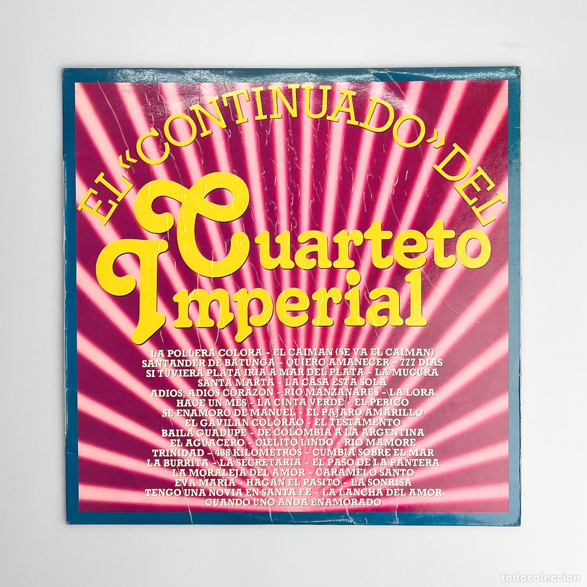 Discos de vinilo: LP. Cuarteto Imperial. El Continuado Del Cuarteto Imperial (G+/VG) - Foto 1