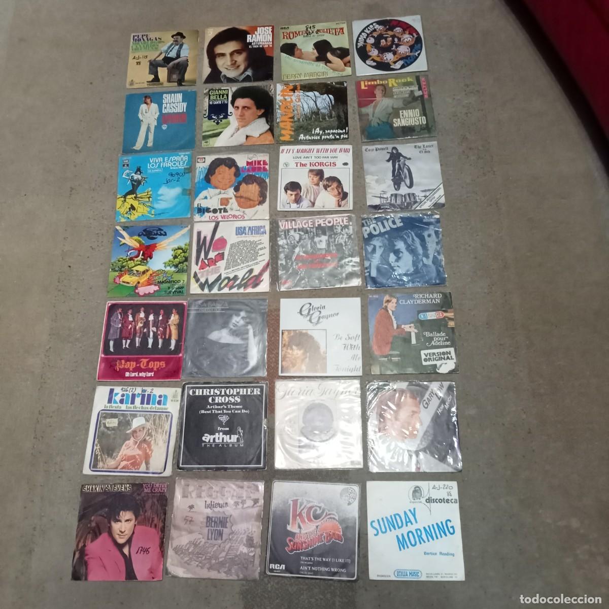 Discos de vinilo: discos singles de la discoteca el jardin de somio - Foto 1