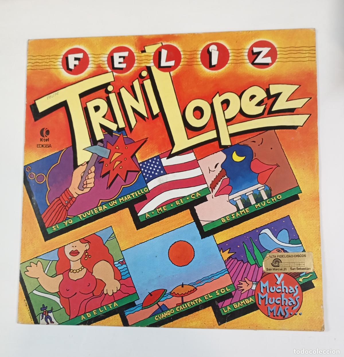 Discos de vinilo: Feliz Trini L&oacute;pez. LP. TDKLP17 - Foto 1