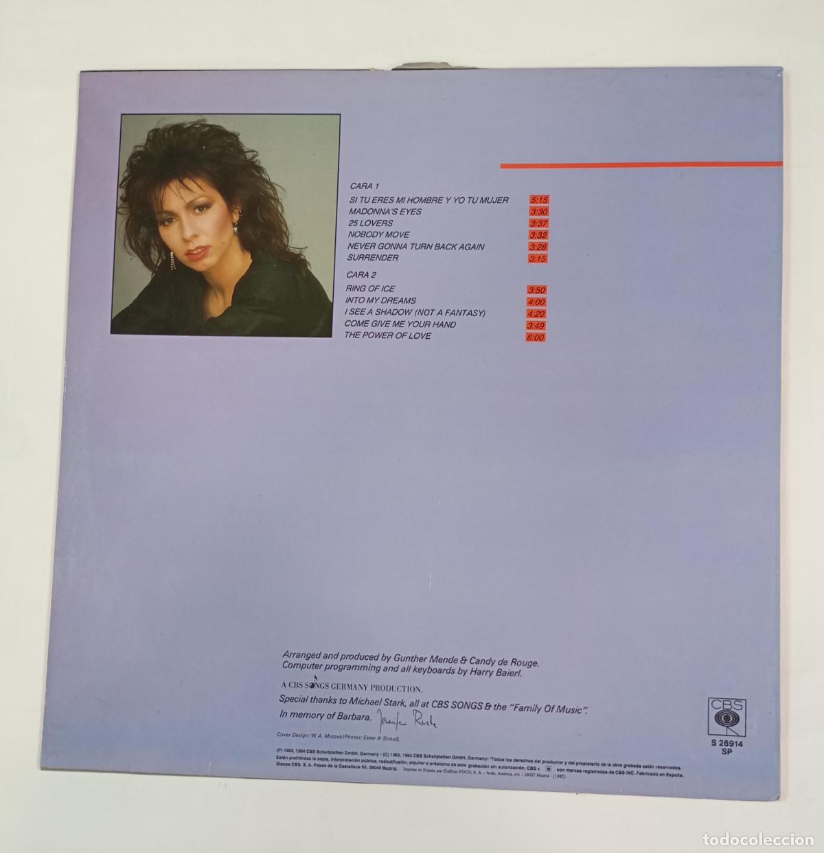 Discos de vinilo: Jennifer Rush. LP. TDKLP18 - Foto 2