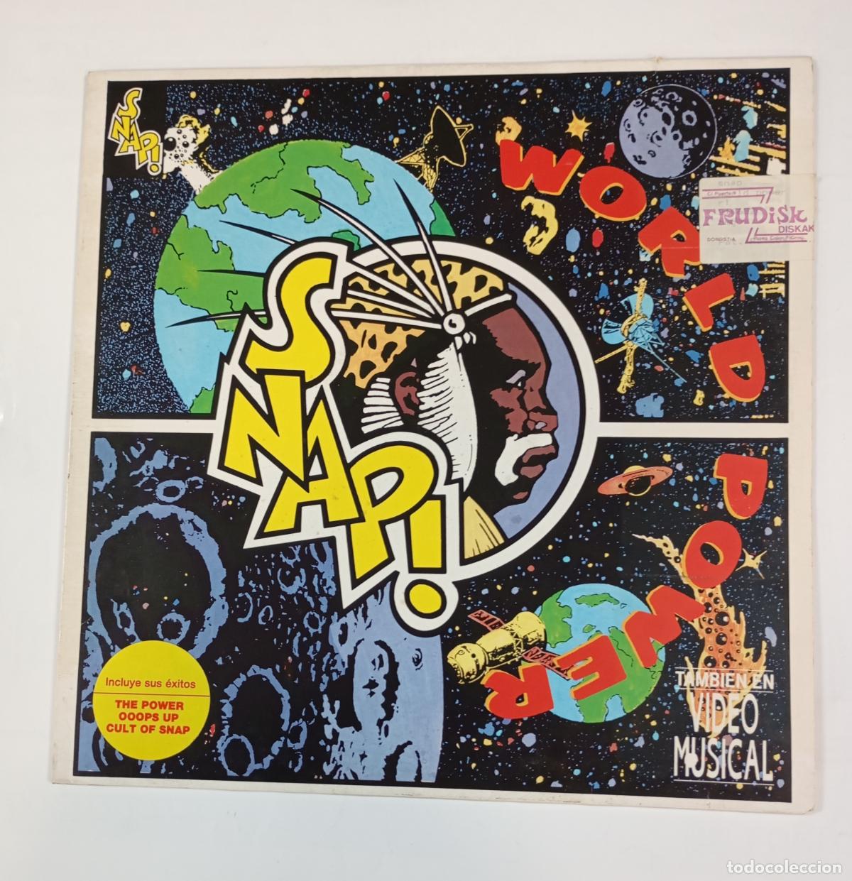 Discos de vinilo: Snap - World Power. LP. TDKLP15 - Foto 1