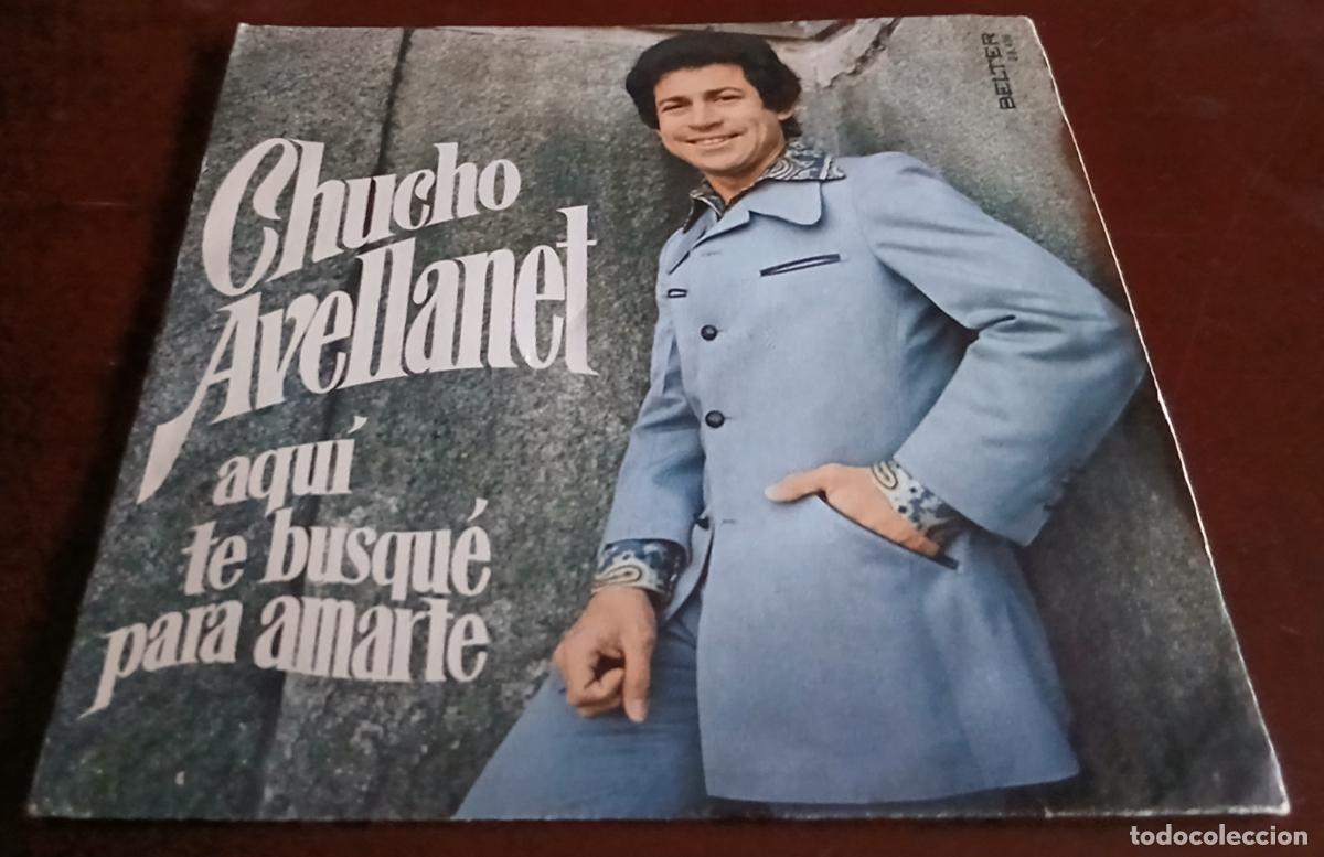Discos de vinilo: CUCHO AVELLANET - AQUI - SINGLE - 1974 - MBE - Foto 1