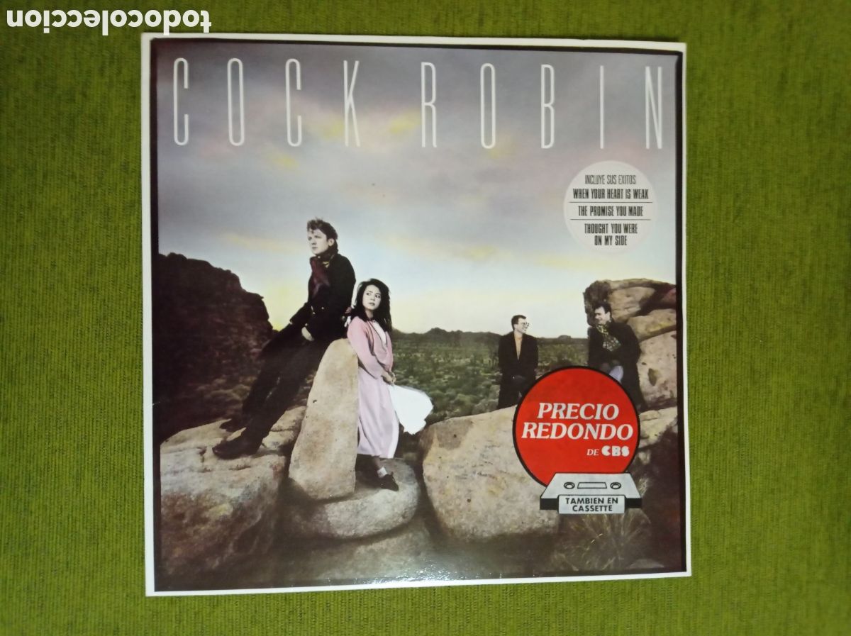 Discos de vinilo: VINILO DE COCK ROBIN - COCK ROBIN 1986 - Foto 1