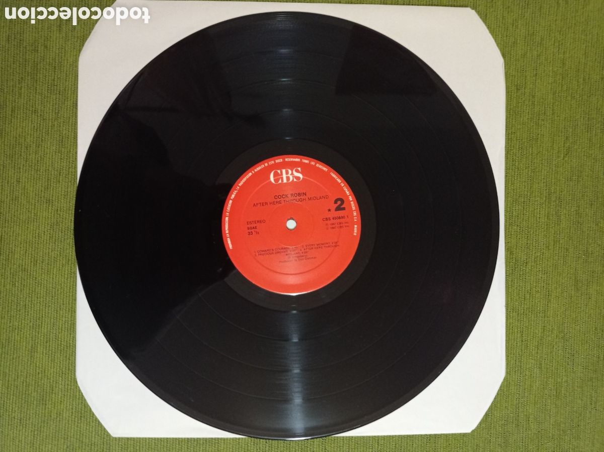 Discos de vinilo: VINILO DE COCK ROBIN - AFTER HERE THROUGH MIDLAND - Foto 5