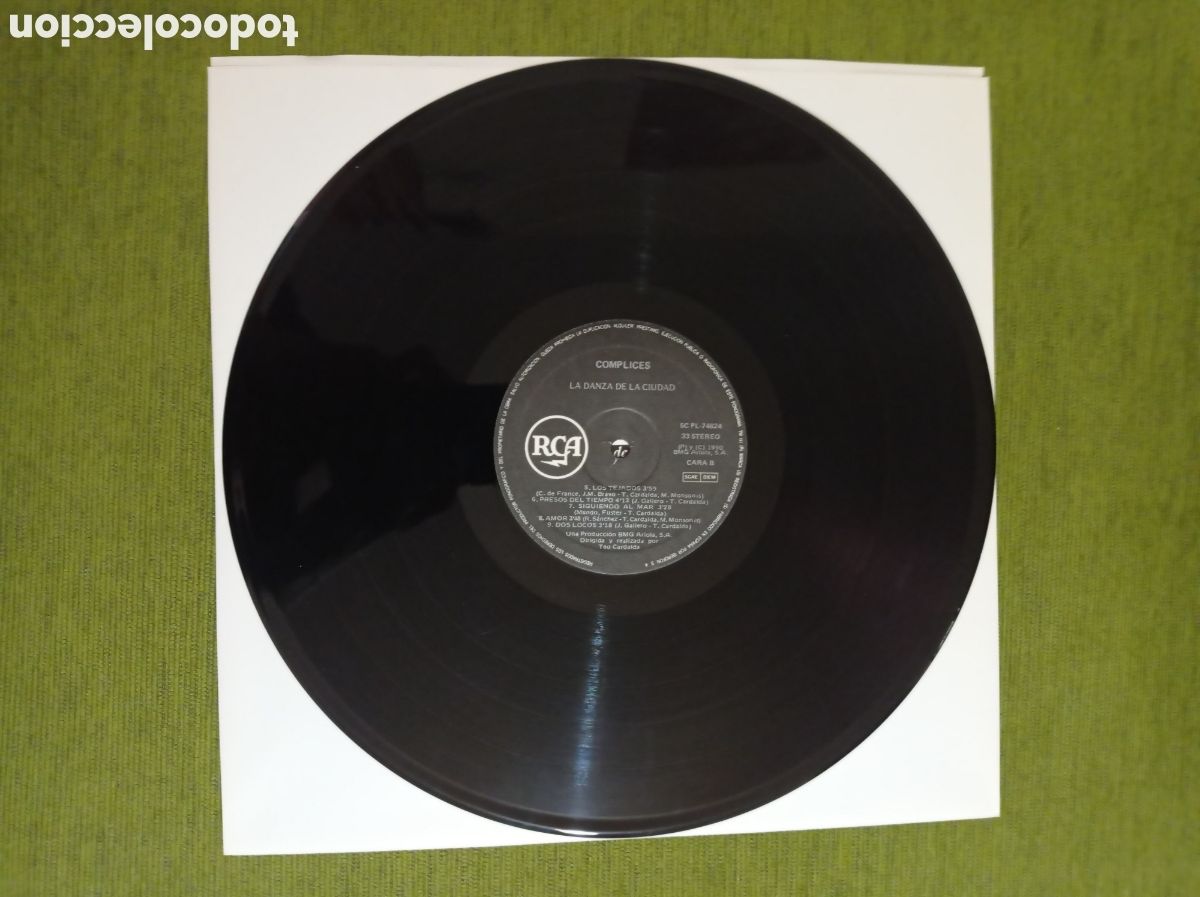 Discos de vinilo: VINILO DE COMPLICES - LA DANZA DE LA CIUDAD - Foto 7