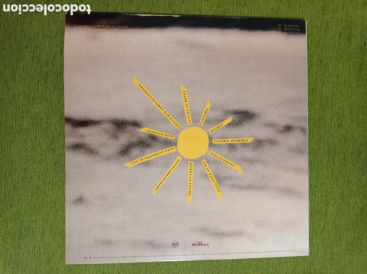 Discos de vinilo: VINILO DE COMPLICES - ESTA LLORANDO EL SOL - Foto 2