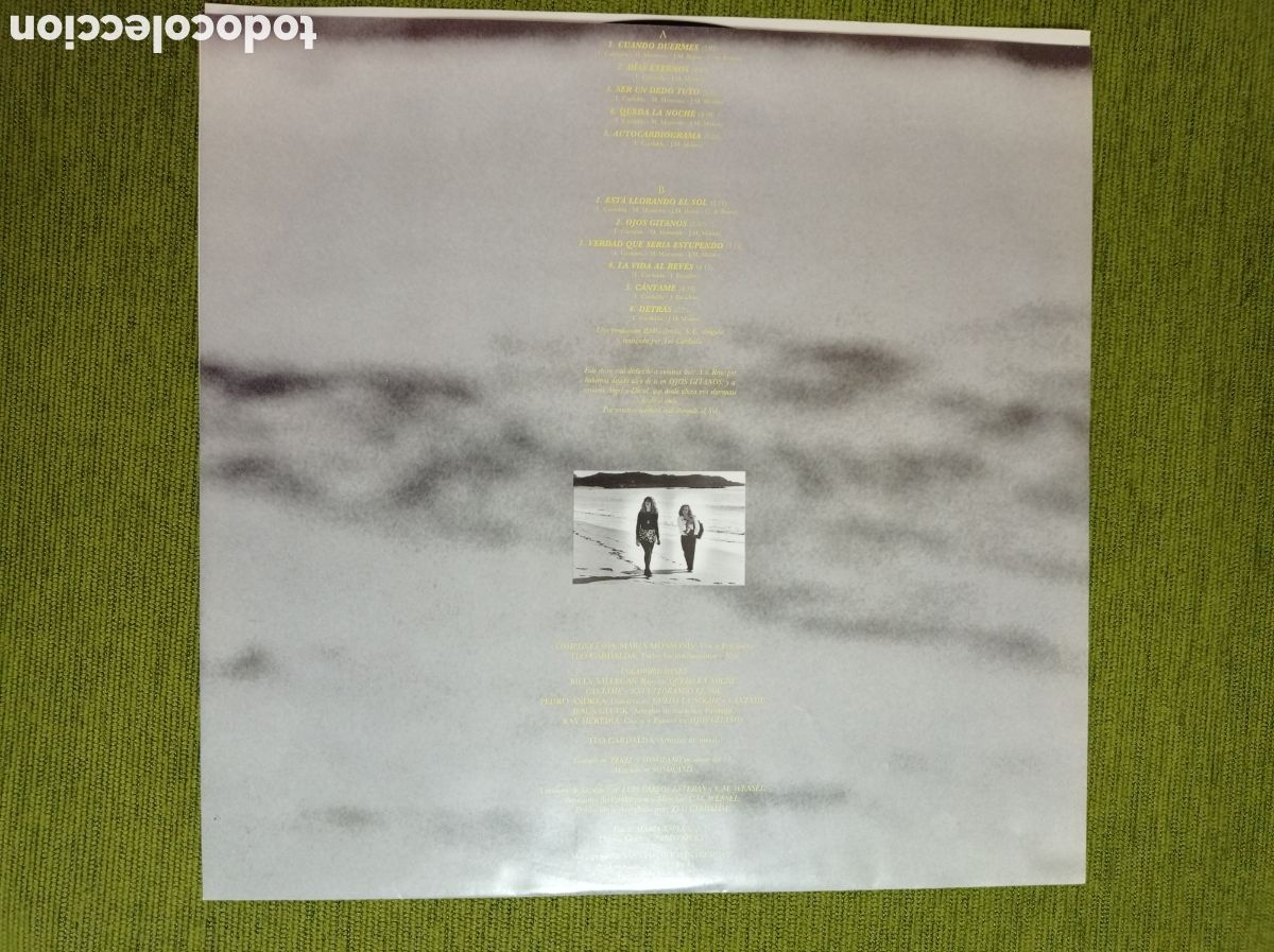 Discos de vinilo: VINILO DE COMPLICES - ESTA LLORANDO EL SOL - Foto 3