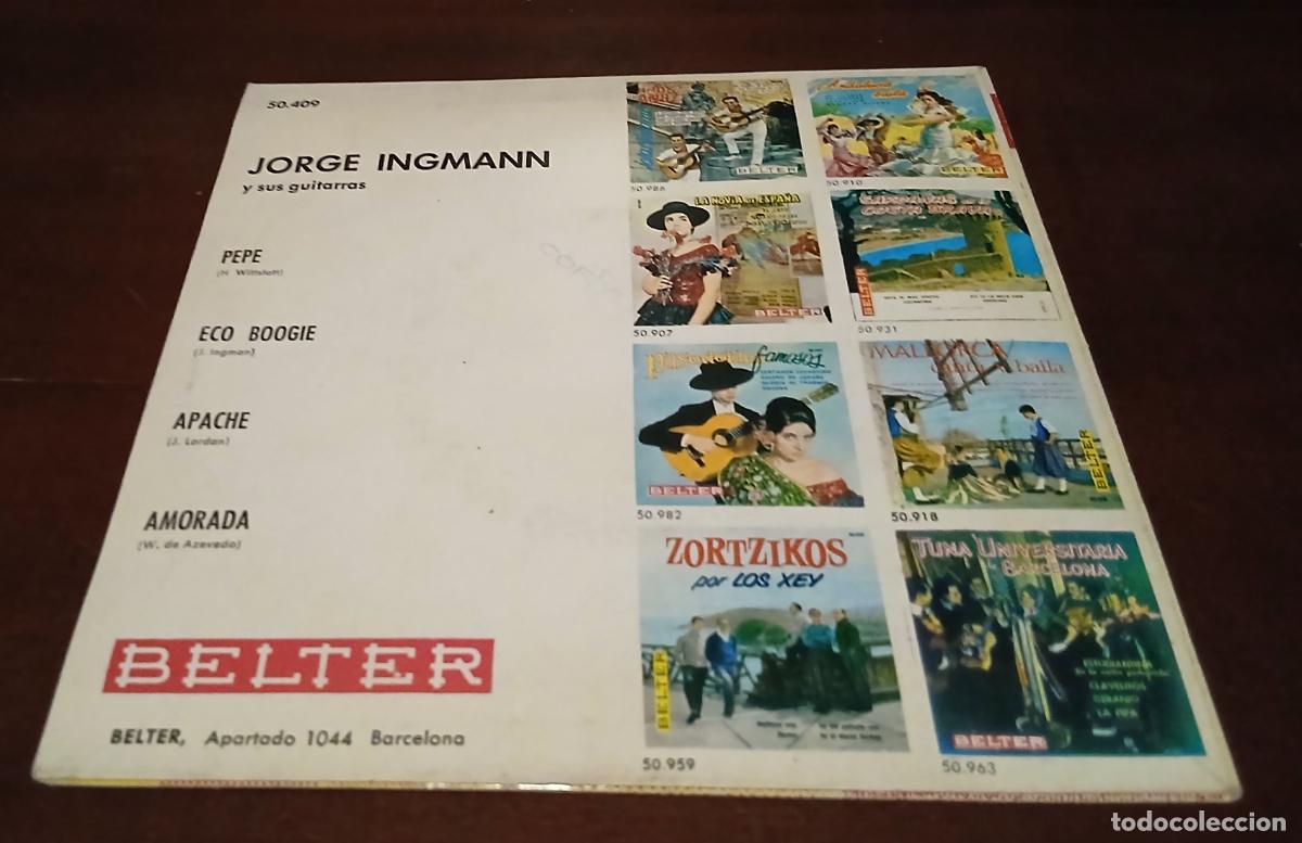 Discos de vinilo: JORGEN INGMANN Y SUS GUITARRAS - APACHE + 3 EP.S - 1961 - Foto 2