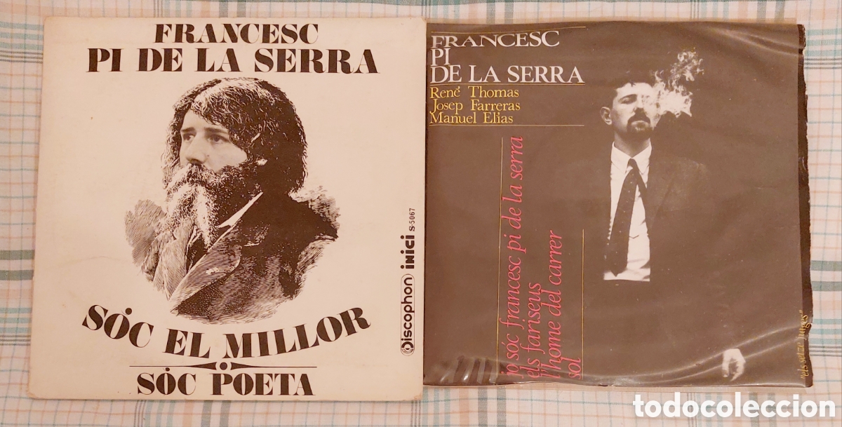 Discos de vinilo: LOTE 2 VINILOS FRANCESC PI DE LA SERRA - Foto 1