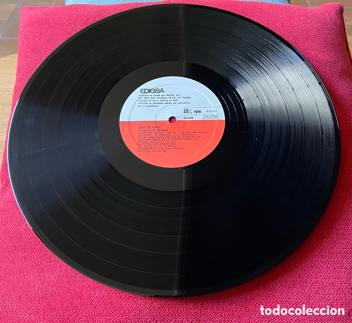 Discos de vinilo: CANT DEL BAR&Ccedil;A - LP - HIMNE OFICIAL DEL BAR&Ccedil;A - Foto 3