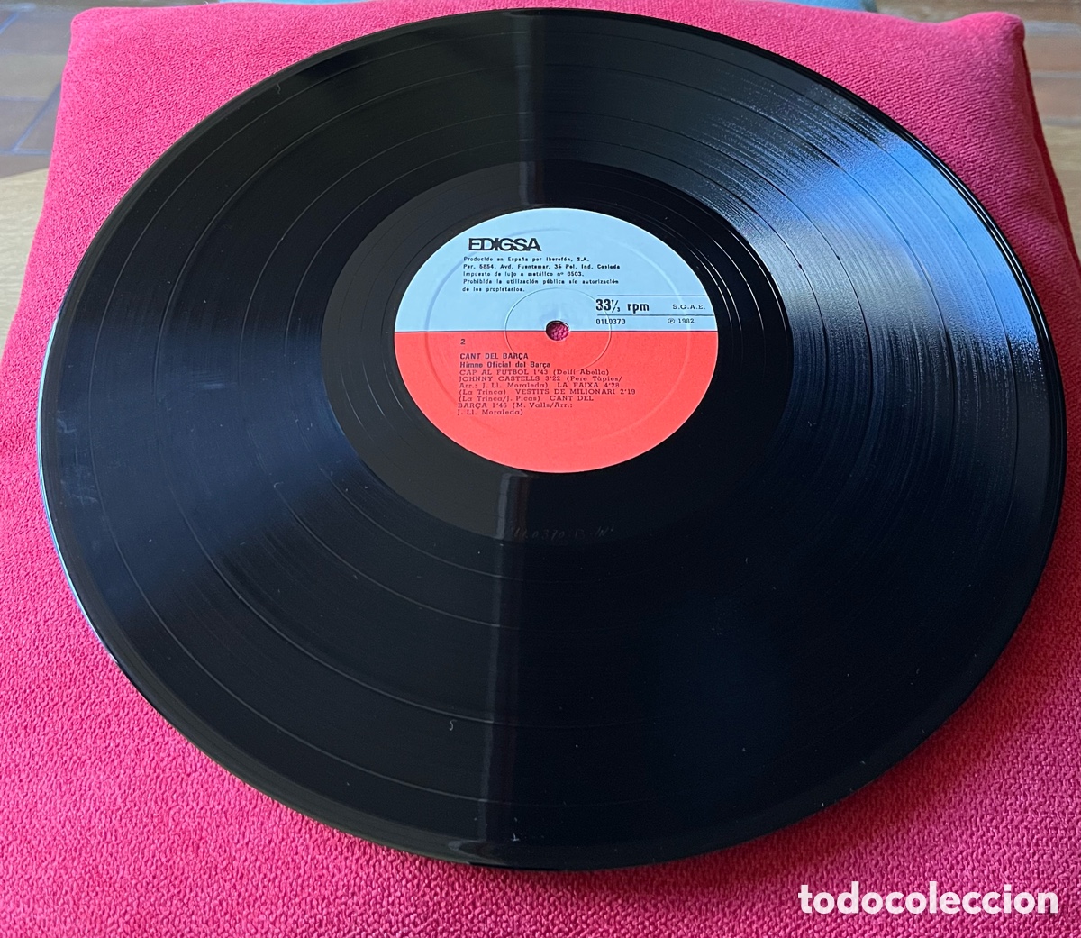 Discos de vinilo: CANT DEL BAR&Ccedil;A - LP - HIMNE OFICIAL DEL BAR&Ccedil;A - Foto 4