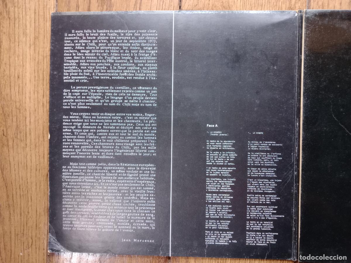 Discos de vinilo: Aparcoa - cri du Chili (grito de Chile) - Foto 2