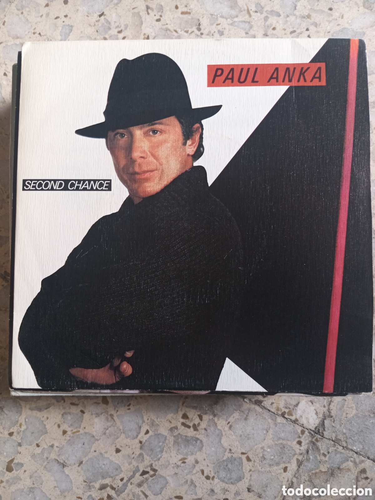 Discos de vinilo: SGL PAUL ANKA SECOND CHANCE 1983 PROMO - Foto 1