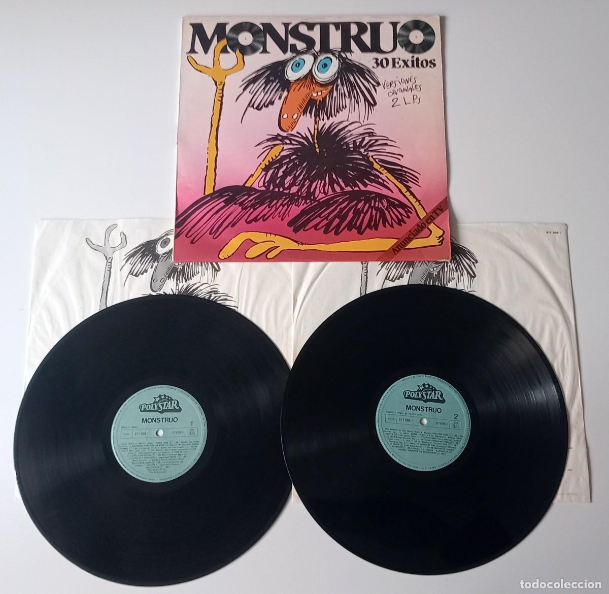 Discos de vinilo: LP VARIOS - MONSTRUO 30 EXITOS - Foto 3