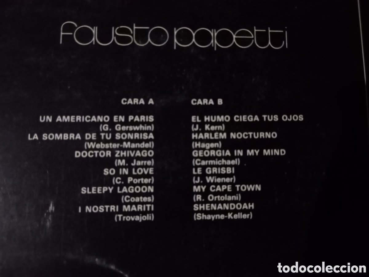 Discos de vinilo: FAUSTO PAPETTI - SELECTOR STEREO - 1977 - Foto 8