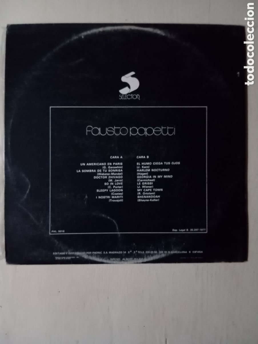 Discos de vinilo: FAUSTO PAPETTI - SELECTOR STEREO - 1977 - Foto 9