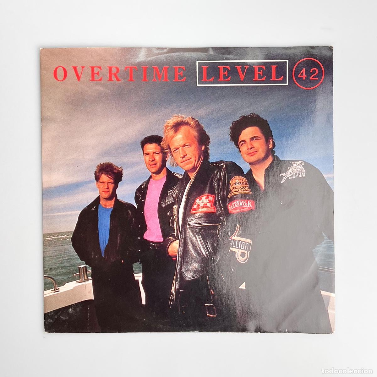Discos de vinilo: MAXI LP. Level 42. Overtime (VG/VG+) - Foto 1