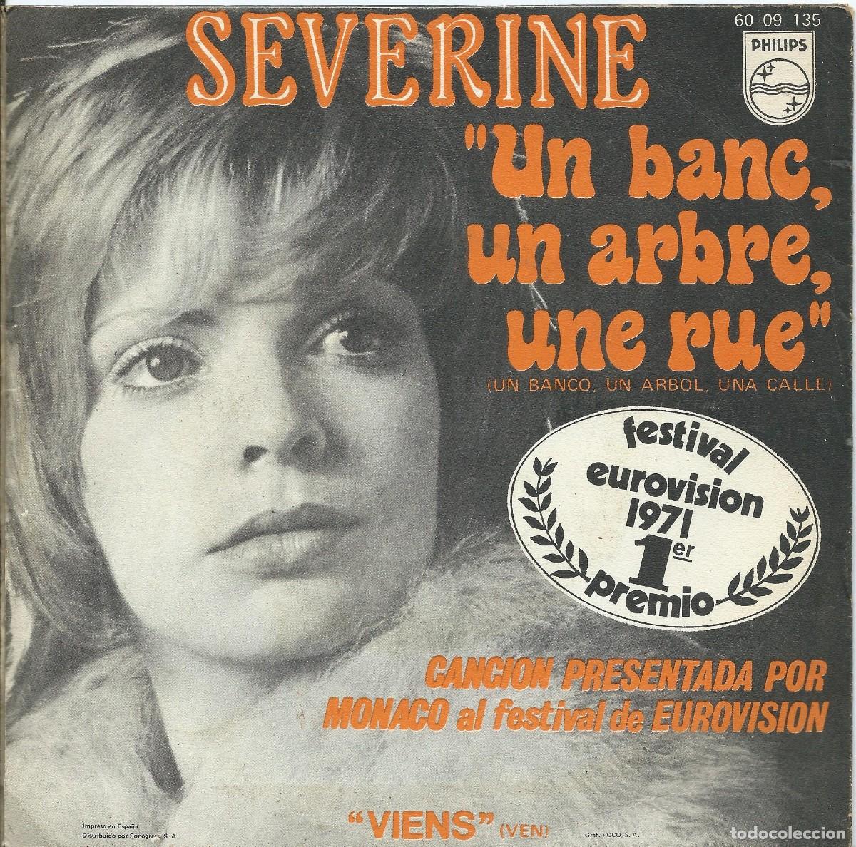 Discos de vinilo: Severine 1er premio Eurovisi&oacute;n 1971 - Foto 1